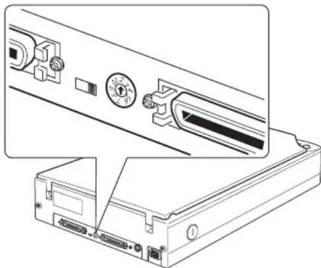 EPSON Perfection 1200 - SCSI-ID einstellen - 1