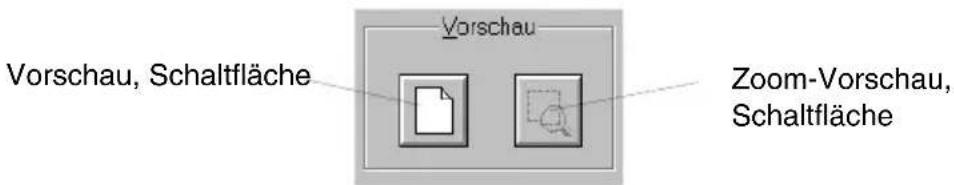 Vorschau Zoom-Vorschau, Schaltfläche