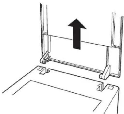 EPSON Perfection 1200 - Vorlagenabdeckung abnehmen - 2