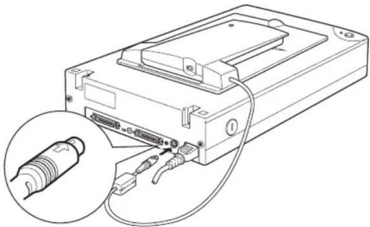 EPSON Perfection 1200 - Filmaufsatz installieren - 2