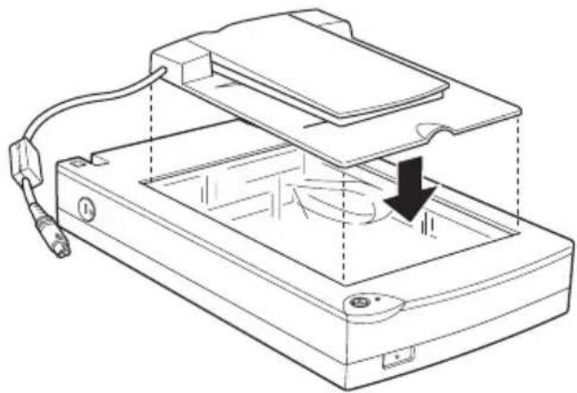 EPSON Perfection 1200 - Filmaufsatz installieren - 1