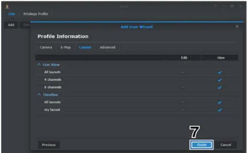 SYNOLOGY NVR216 9CH - Benutzer des Betrachtertyps erstellen - 3