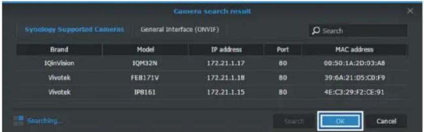 SYNOLOGY NVR216 4CH - IP-Kamera in Surveillance Station hinzufügen - 3