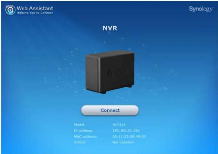 SYNOLOGY NVR216 4CH - DSM mit Web Assistant installieren - 1