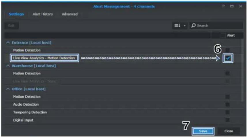 SYNOLOGY NVR216 4CH - Mit Live-Ansicht-Analyse gewarnt werden - 2