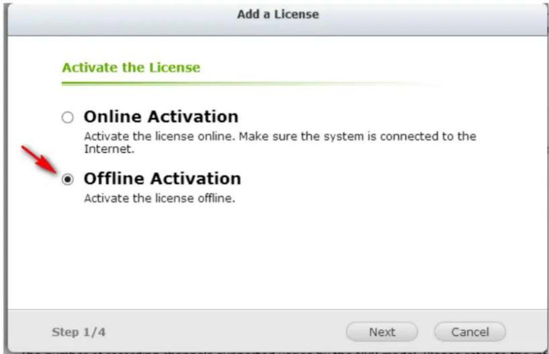QNAP VS-2204 PRO+ - Offline-Lizenzaktivierung - 1