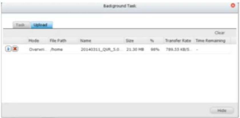 QNAP VS-2204 PRO+ - Hochladen von Dateien - 1