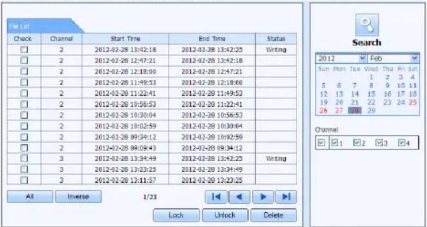Provision-ISR NVR2-4100P - File Management - 1