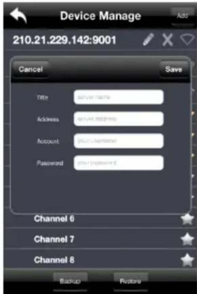 Provision-ISR NVR2-4100P - Server list - 2