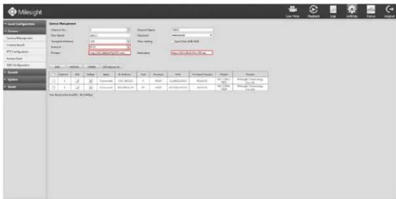 Milesight MS-N5032-UH - Method2. Add IP Channel in camera management interface - 3