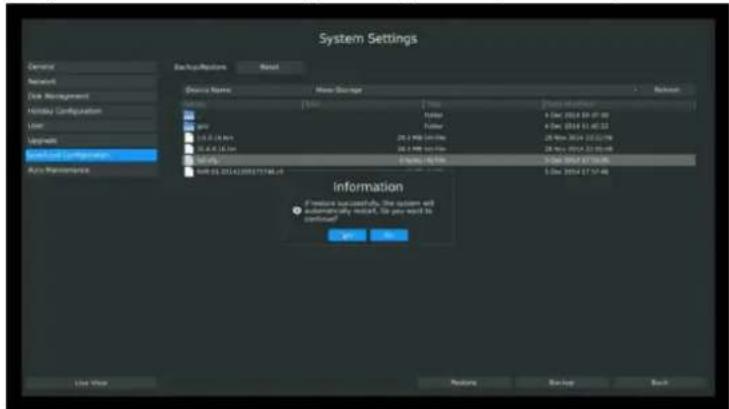 Milesight MS-N5032-UH - Backup/Restore - 3