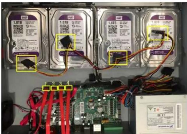 Milesight MS-N5032-UH - MS-N7000 series Hard Disk Installation - 8