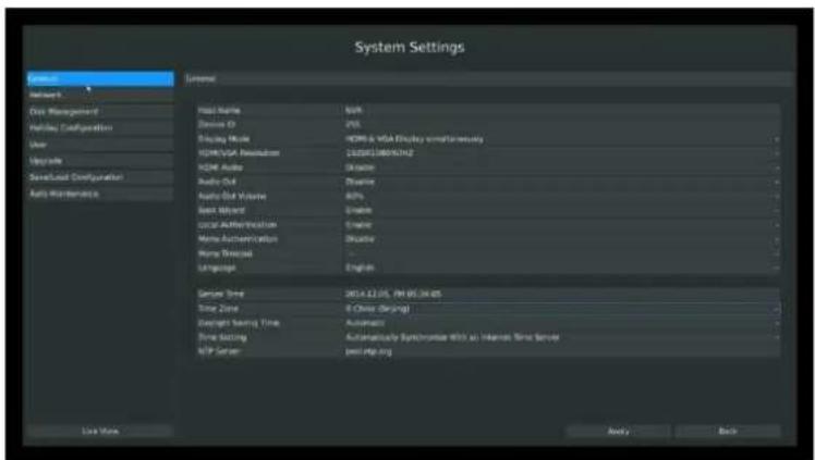 Milesight MS-N5032-UH - General Setting - 1