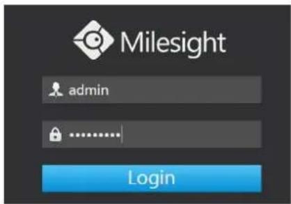 Milesight MS-N5032-UH - Login - 1