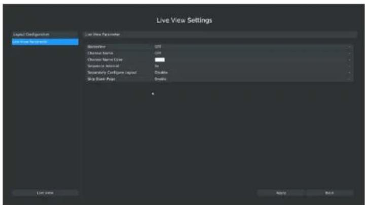 Milesight MS-N5032-UH - Live View Parameter - 1