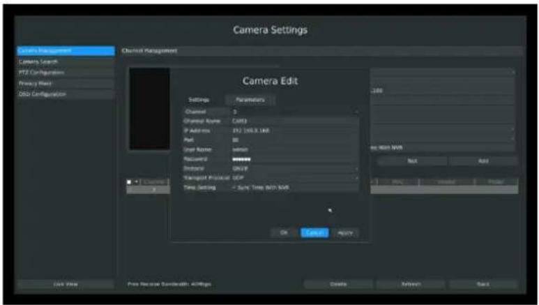 Milesight MS-N7032UH - Step4. Configure IP Channel - 1