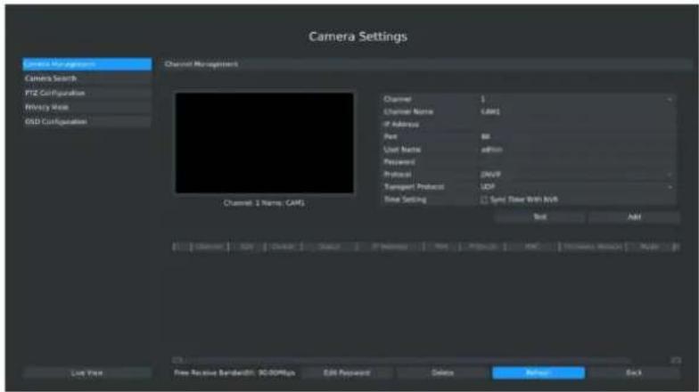 Milesight MS-N7032UH - Camera Management - 1