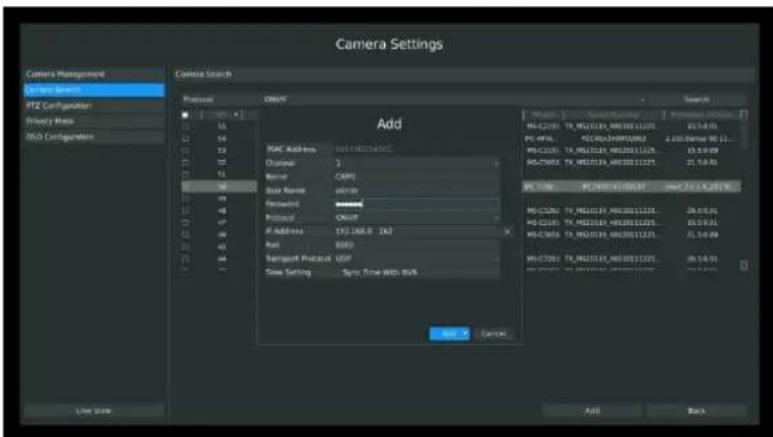 Milesight MS-N7032UH - Step3. Add IP Camera - 1