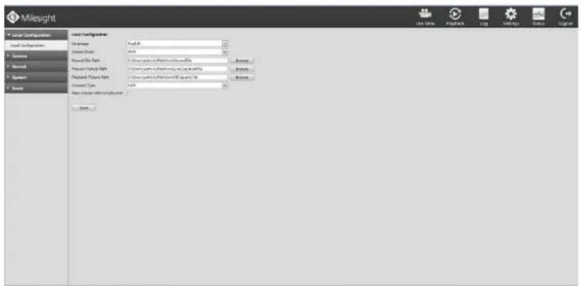 Milesight MS-N7032UPH - Local Configuration - 1