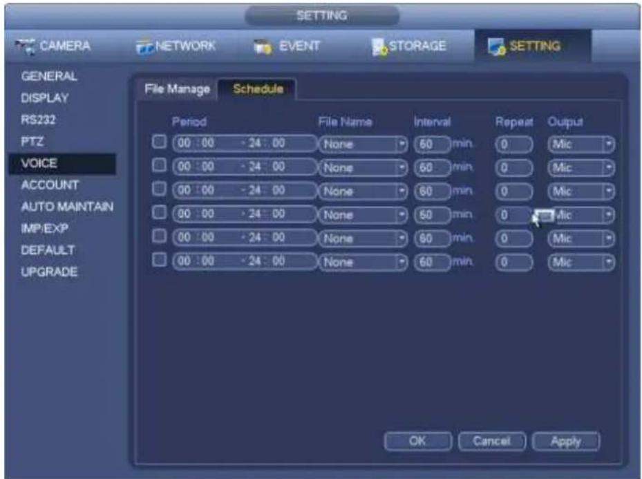 Dahua Technology Lite NVR4208-8P - Schedule - 1