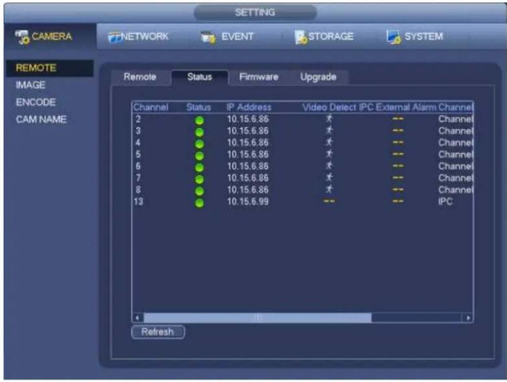 Dahua Technology Lite NVR4208-8P - Device Status - 1