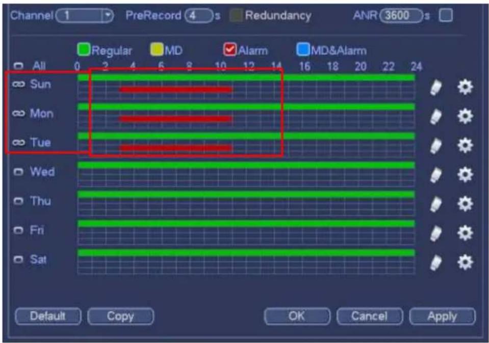 Dahua Technology Lite NVR4208-8P - Schedule Record - 4