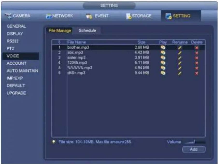 Dahua Technology Lite NVR4208-8P - File Manage - 1