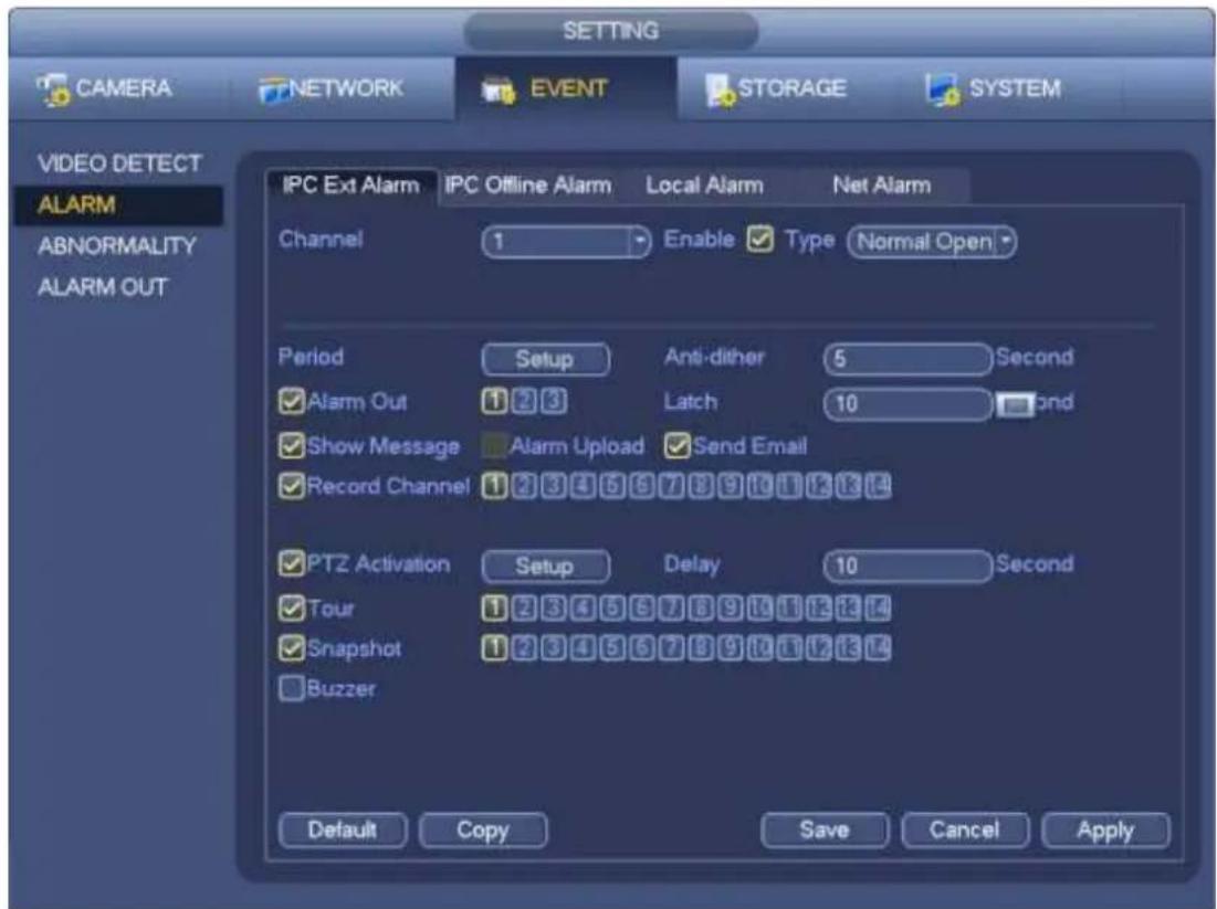 Dahua Technology Lite NVR4208-8P - Alarm Record - 1