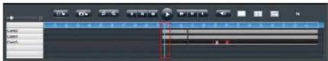 Screenshot of a video editing timeline interface with layers labeled 'Control', 'Graph', and 'Curve1'