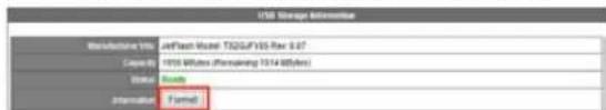 USB Storage Information Winshelone 100 Locks: 1000 MB/tes (Remaining 10.4 MB/tes) Internal: Format