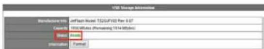 USB Storage Information SendToDrive: LeftFast-Mode TS2UF192 Per 6.07 Current: First Mbytes (Framing 1514 Mbytes) Drive: Boost Estimation: Formed