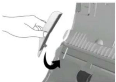 PLUSTEK SmartOffice PS281 - Schritt 3. Installieren des Erweiterte Papierseitenführungen - 1