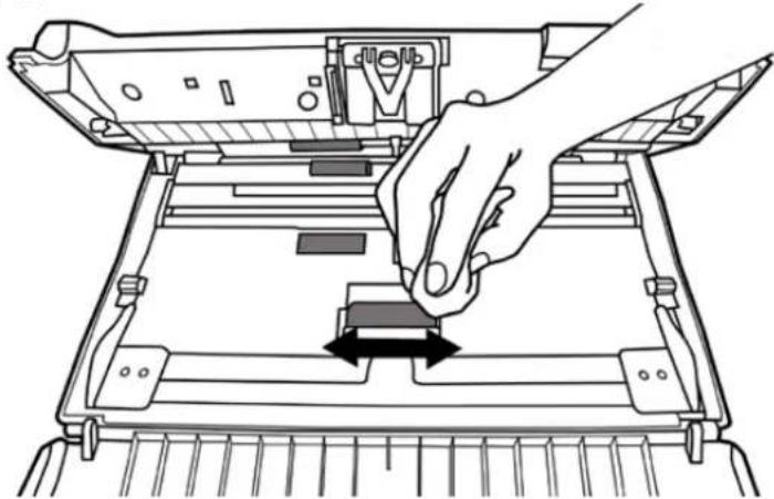PLUSTEK SmartOffice PS281 - Reinigen Sie die Einzugs-Rolle: - 1