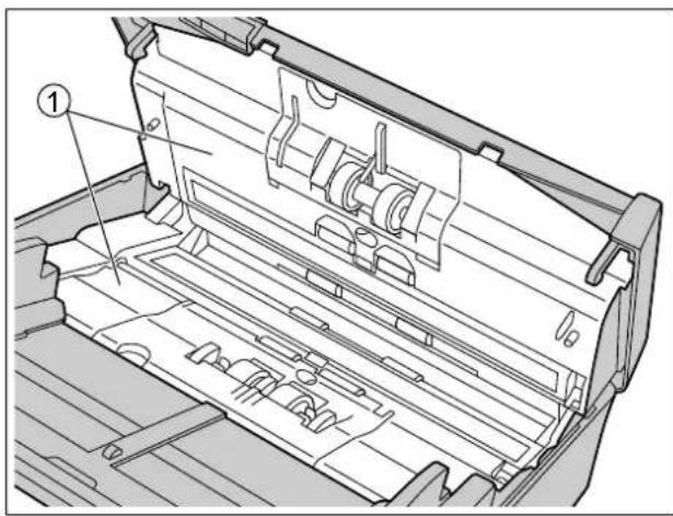 PANASONIC KV-SL1066 - Reinigung des Förderers und Scannerglases - 1