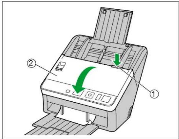 PANASONIC KV-SL1066 - Papierstau beseitigen - 1