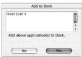 NIKON Coolscan V ED - Nikon Scan toevoegen aan het Dock (Mac OS X) of aanmaken van een alias (Mac OS 9). - 1