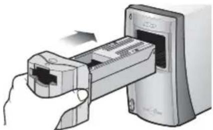 NIKON Coolscan V ED - Setzen Sie den Vorlagenadapter ein - 1