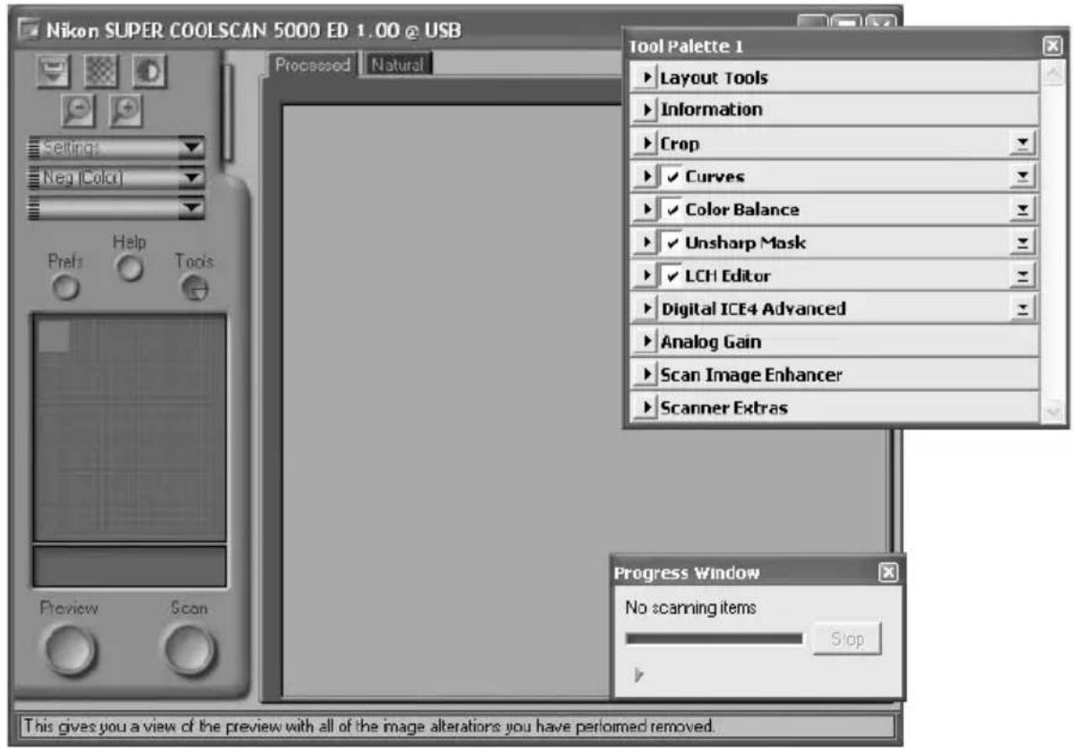 NIKON Coolscan V ED - Open het scanvenster - 1