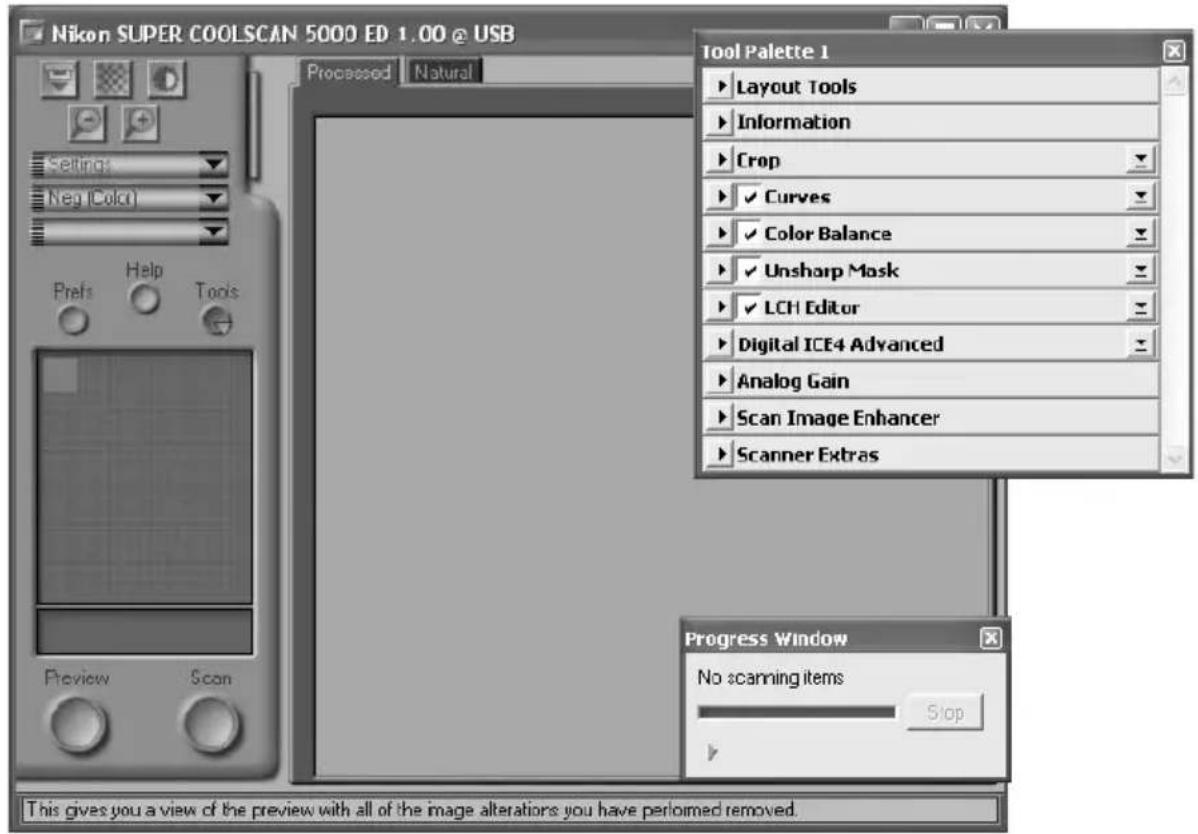 NIKON Coolscan V ED - Aprite la finestra di scansione - 1