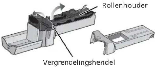 Rollenhouder Vergrendelingshendel
