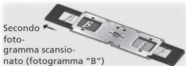 Secondo foto- gramma scansio- nato (fotogramma "B")