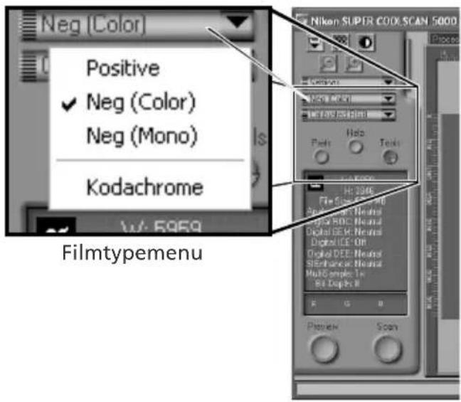 Neg [Color] Positive ✓ Neg (Color) Neg (Mono) Kodachrome Filmytypemenu Nikon SUPER COOL SCAN 5000 File Size: 100 Alpha 100% Normal Digital BOC Normal Digital BCE Normal Digital ICE On Digital DCE Normal SISIANCE Normal Multi sample 1x BI Dups II E G B Preview Scan