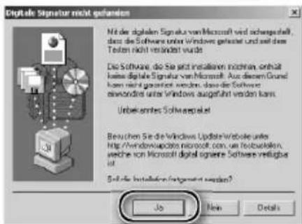 Digitale Signatur nicht gefanzen Mit die digitalen Signatur von Microsoft sind schweptetzt, dau die Software unter Windows gefanzen und sich das Testen nicht verändert wurde. Die Software, die Sie jetzt installieren innych, erhält kasse digitale Signatur von Microsoft. Aus diesem Grund kassen nicht garante werden, dazu die Software ewanderte unter Windows ausgeführt werden kann. Unbekennles Software istel Besuchen Sie die Windows Update Website unter http://windowsUpdate.microsoft.com/unbestellungen, wechsel von Microsoft digital signeter Software verfügbar is! Sitzliche installieren fortgegen werden? No Next Details