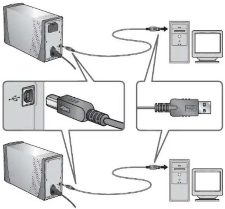 NIKON Coolscan V ED - Step 3 — Collegiate il cavo USB - 3