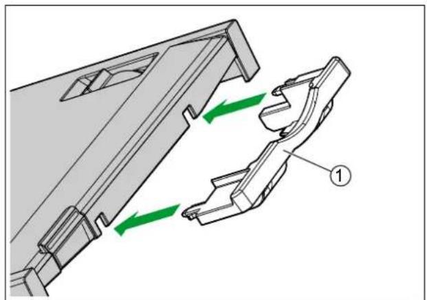 PANASONIC KV-SL1035 - Einbau der Kartenführung für gemischte Vorlagen - 4
