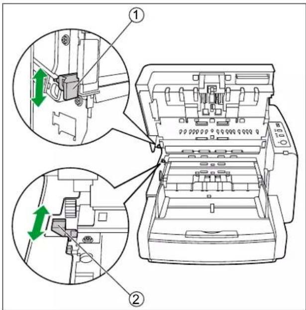 PANASONIC KV-S4065CW - Die Referenzplatte umschalten - 3