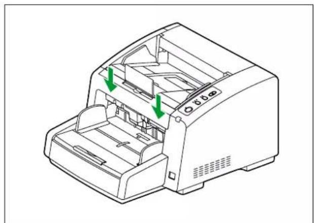PANASONIC KV-S4065CW - Schließen Sie die Fronttür. - 1