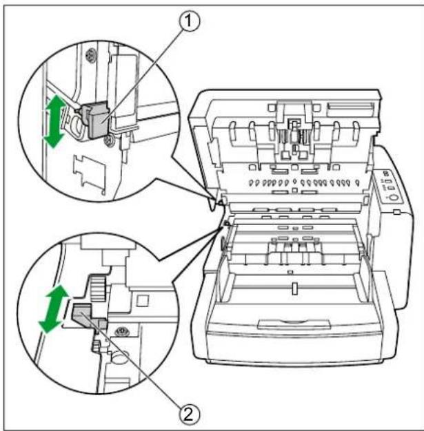 PANASONIC KV-S4065CL - Die Referenzplatte umschalten - 3