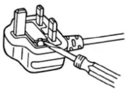PANASONIC KV-S4065CL - Ersetzen der Sicherung: - 1