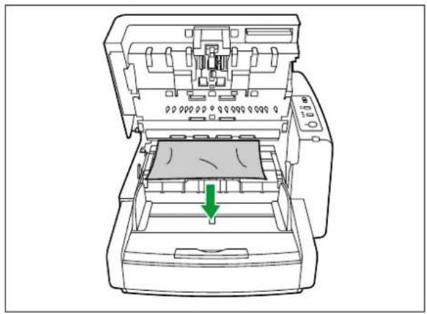 PANASONIC KV-S4065CL - Bei einem Papierstau in Inneren des Scanners: - 1